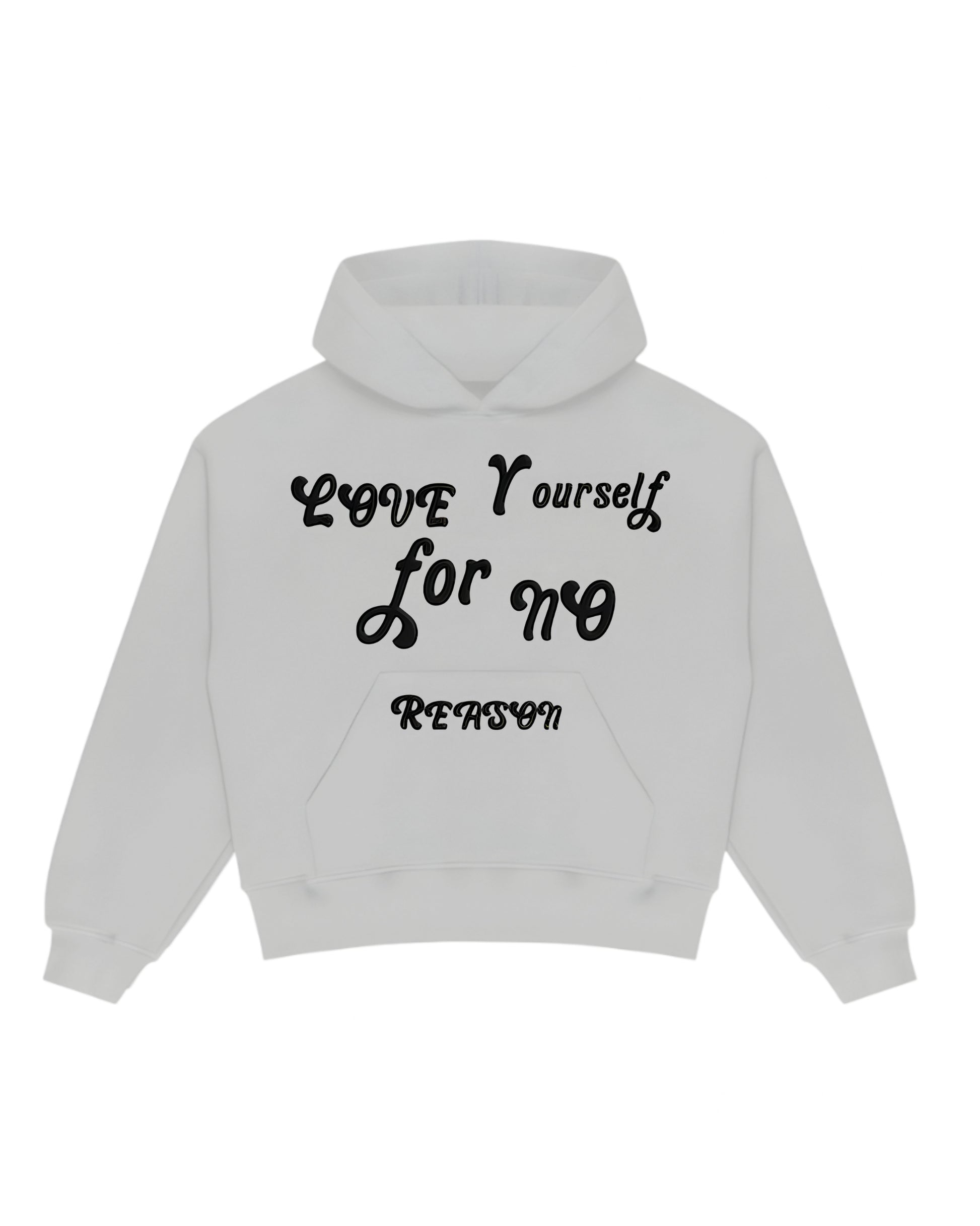 BLUZA Z KAPTUREM INDEX MARKET LOVEYOURSELF GREY 5TH ANNIVERSARY