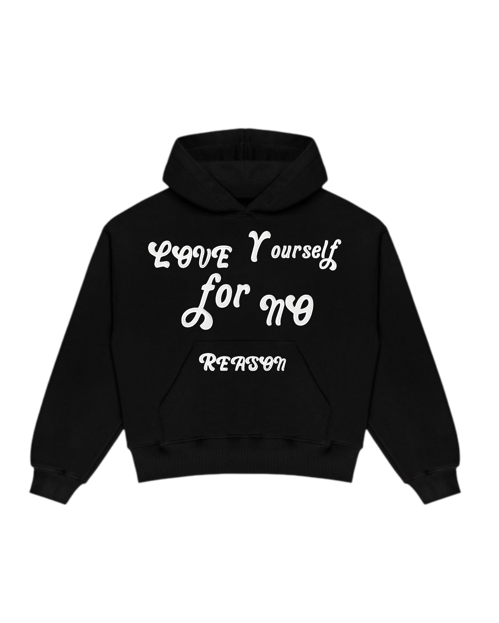 BLUZA Z KAPTUREM INDEX MARKET LOVEYOURSELF BLACK 5TH ANNIVERSARY