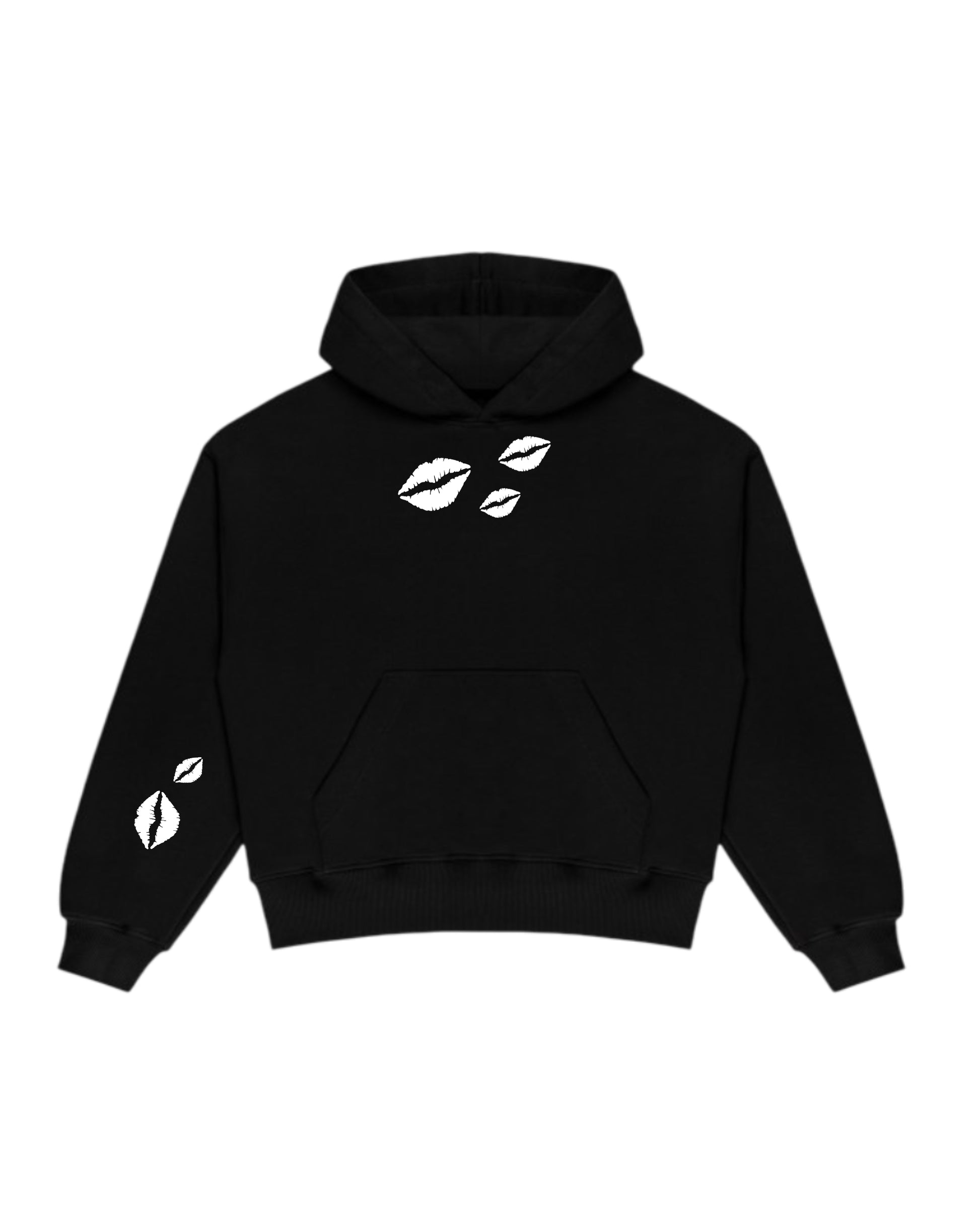 BLUZA Z KAPTUREM INDEX MARKET KISS HOODIE BLACK 5TH ANNIVERSARY