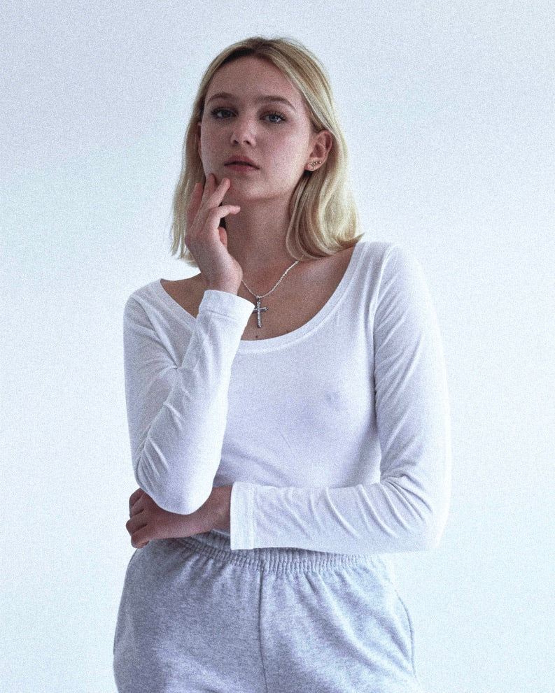 BLUZKA BALETOWA WHITE 5TH ANNIVERSARY
