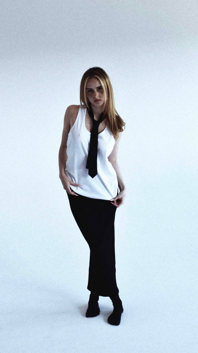 TANK TOP DAMSKI WHITE 5TH ANNIVERSARY