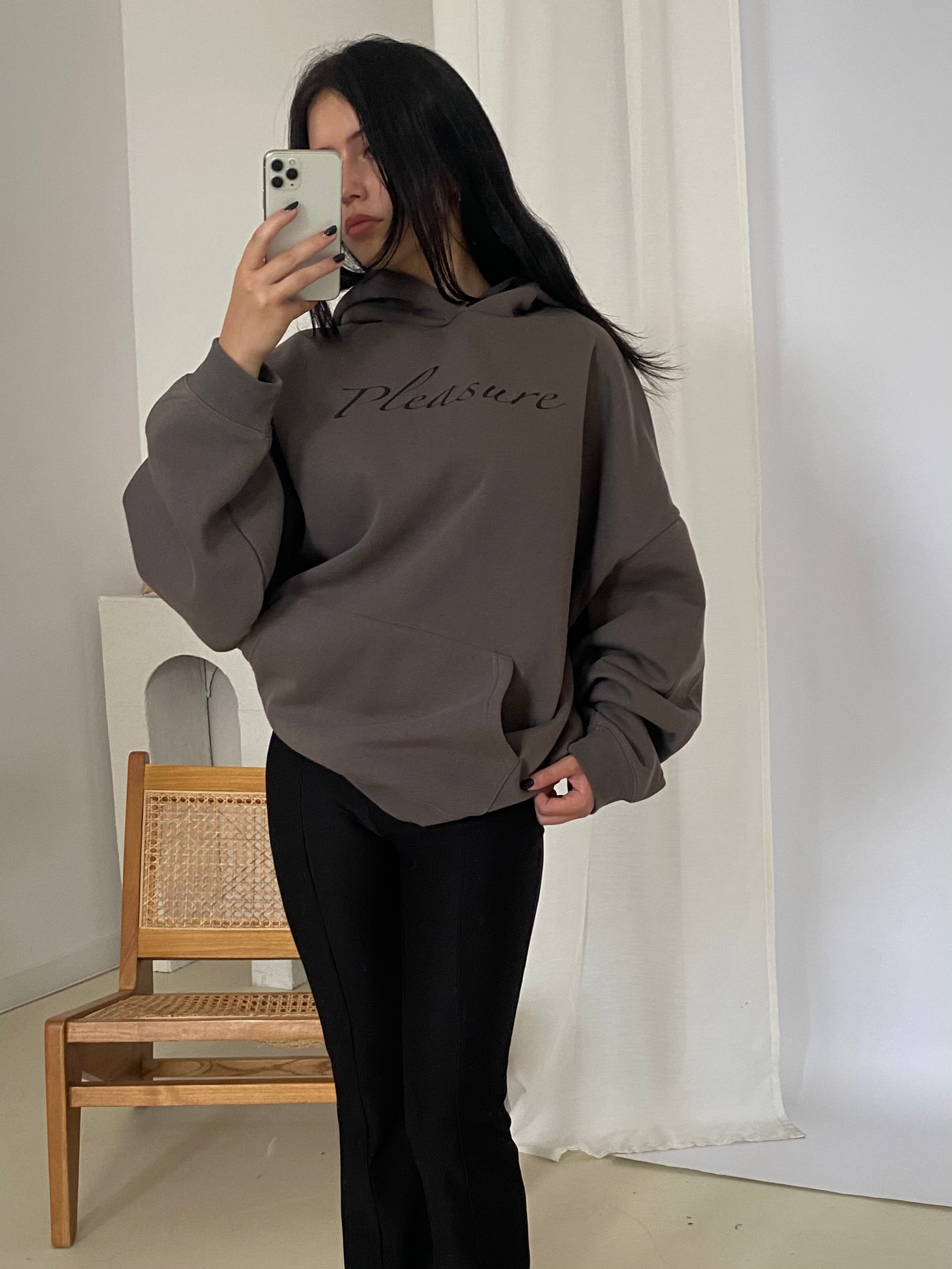 BLUZA Z KAPTUREM INDEX MARKET PLEASURE BROWN 5TH ANNIVERSARY
