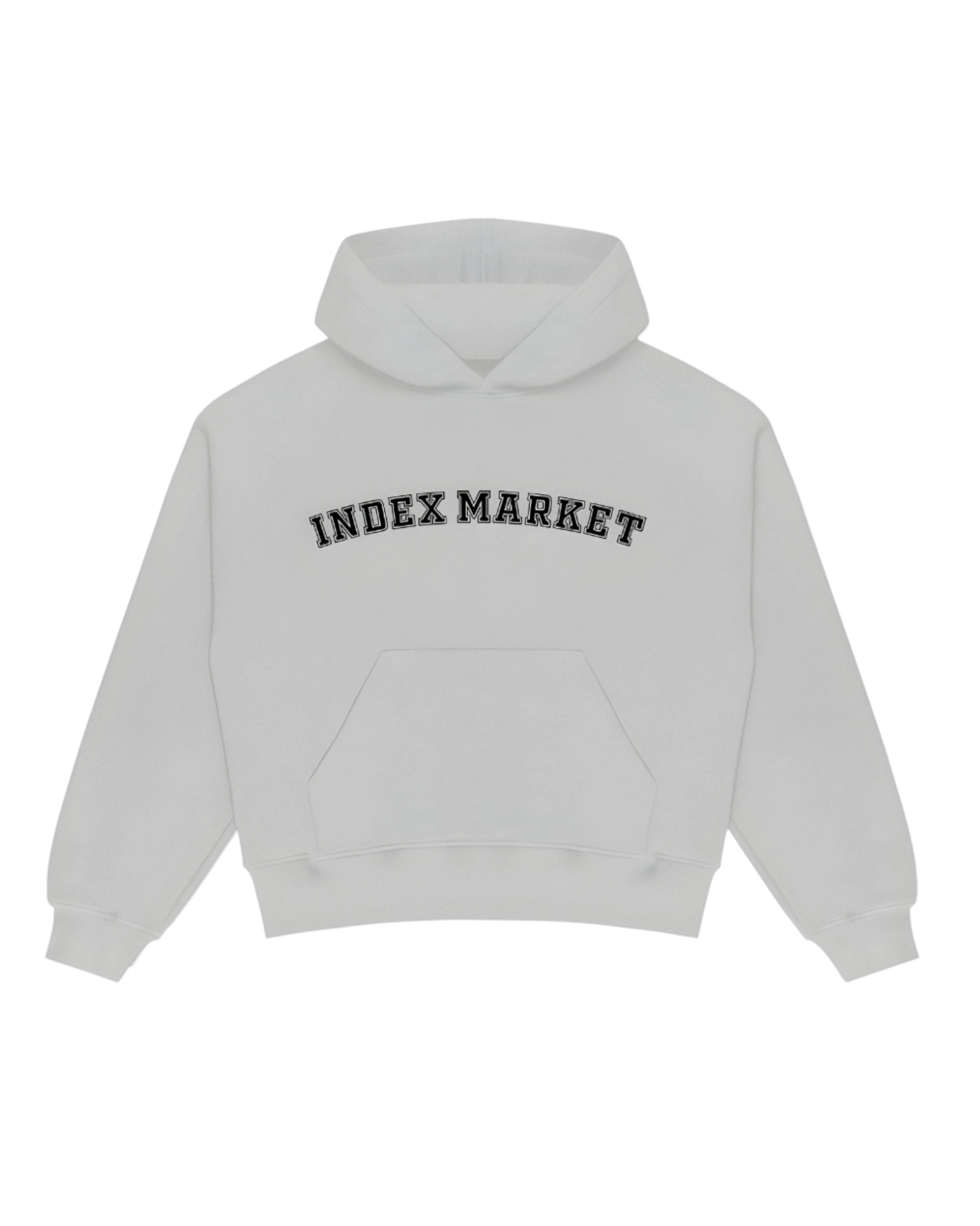 BLUZA Z KAPTUREM INDEX MARKET GREY COLLAGE 5TH ANNIVERSARY