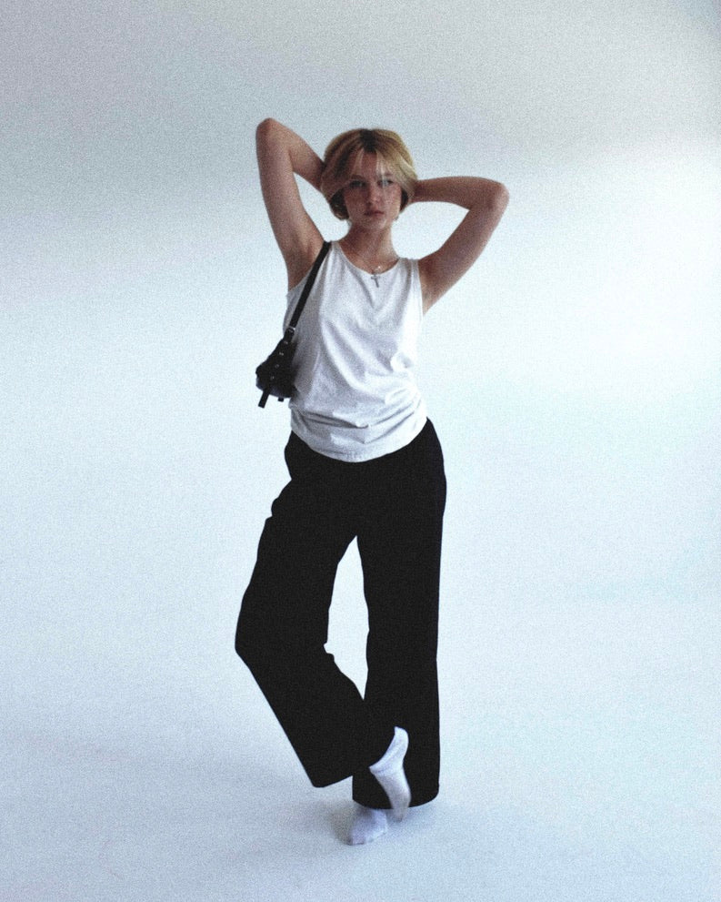 TANK TOP DAMSKI WHITE 5TH ANNIVERSARY