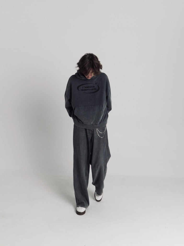BLUZA Z KAPTUREM INDEX MARKET Y2K LIGHT WASH 5TH ANNIVERSARY