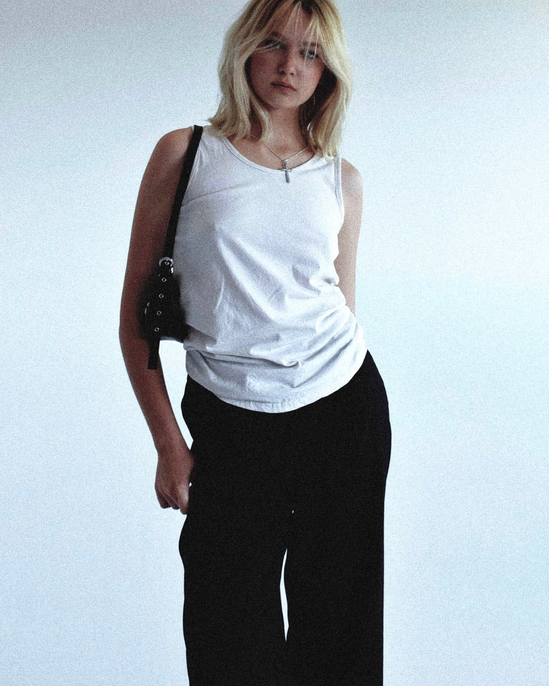 TANK TOP DAMSKI WHITE 5TH ANNIVERSARY