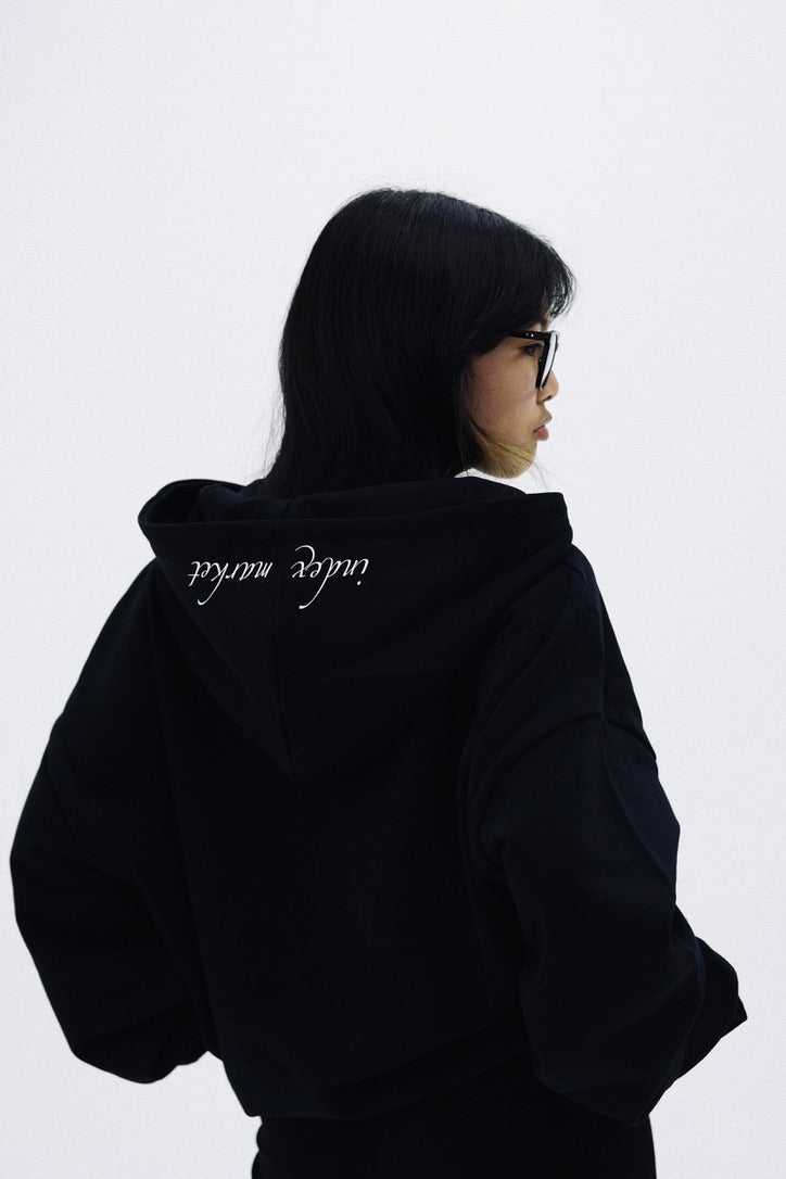 BLUZA Z KAPTUREM BLACK HOOD LOGO