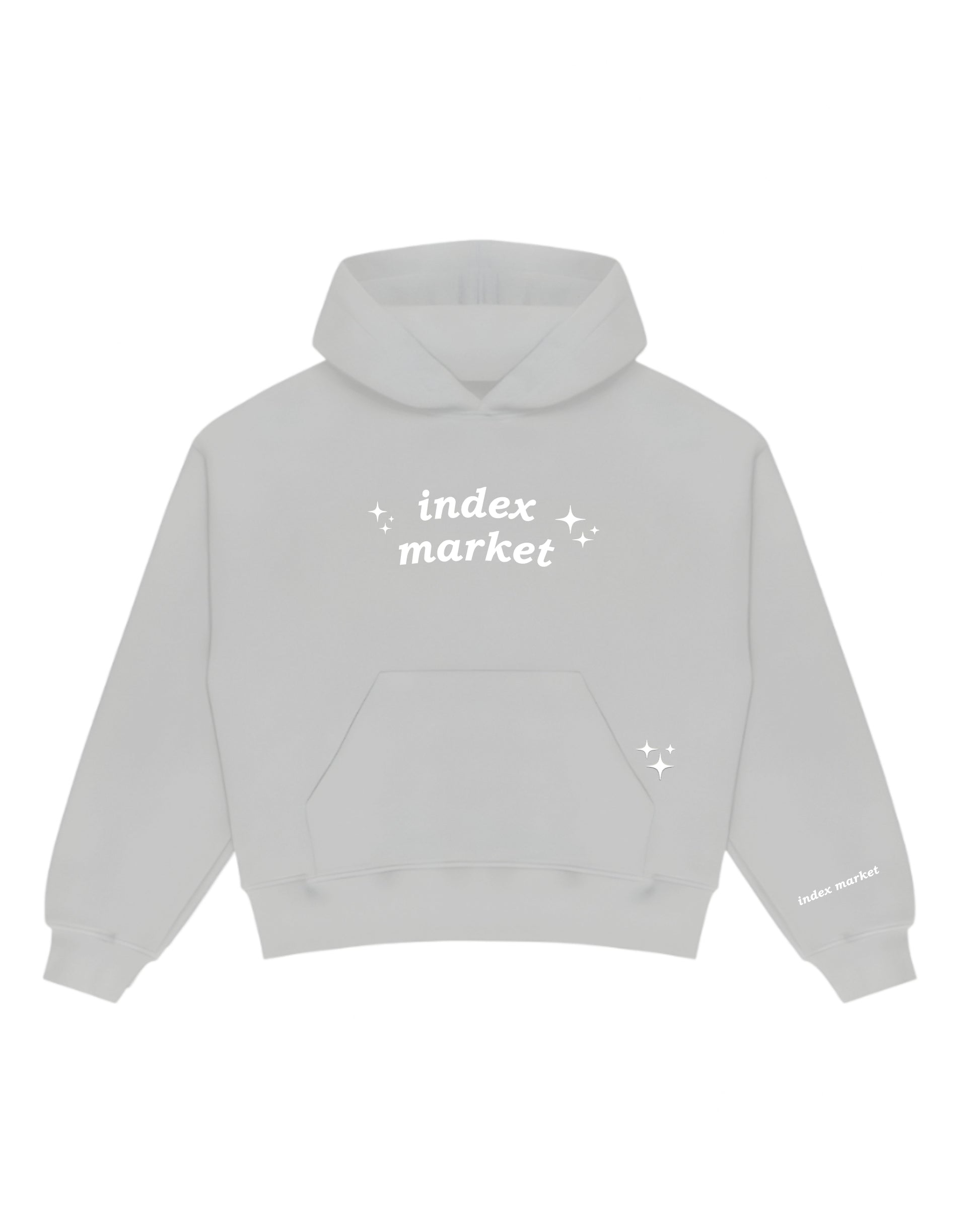 BLUZA Z KAPTUREM INDEX MARKET COSMOS GREY 5TH ANNIVERSARY