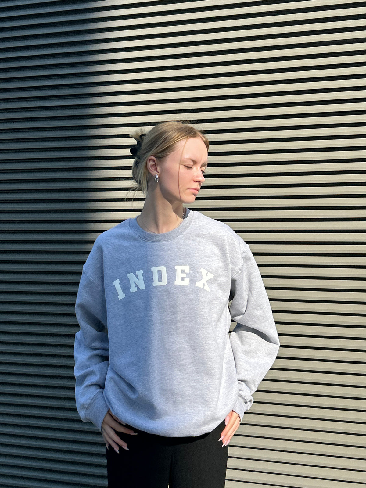 BLUZA INDEX MARKET NEW COLLAGE GREY 5TH ANNIVERSARY
