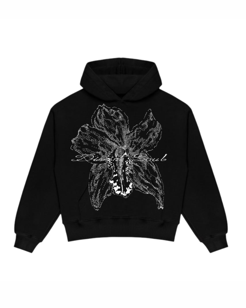 BLUZA Z KAPTUREM DIVINE SOUL BLACK