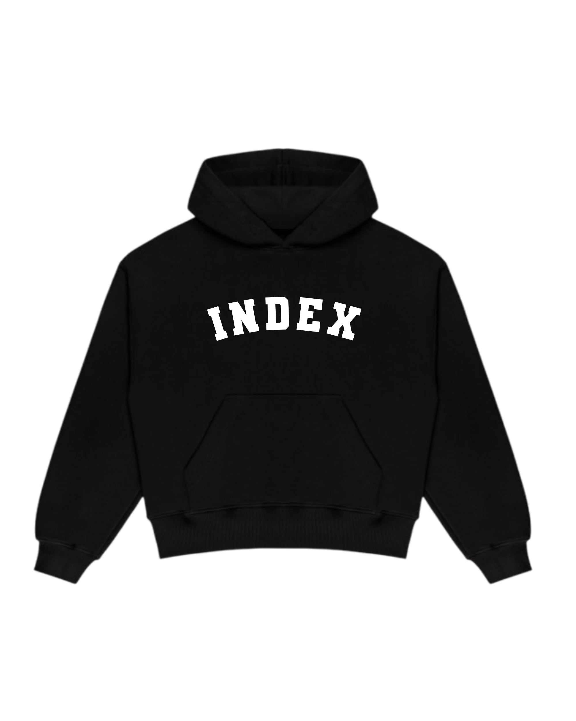 BLUZA Z KAPTUREM INDEX MARKET BLACK NEW COLLAGE 5TH ANNIVERSARY