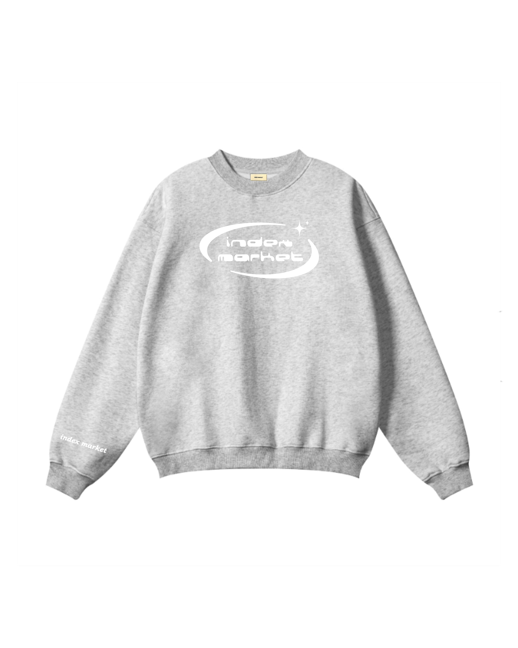 BLUZA INDEX MARKET Y2K GREY 5TH ANNIVERSARY