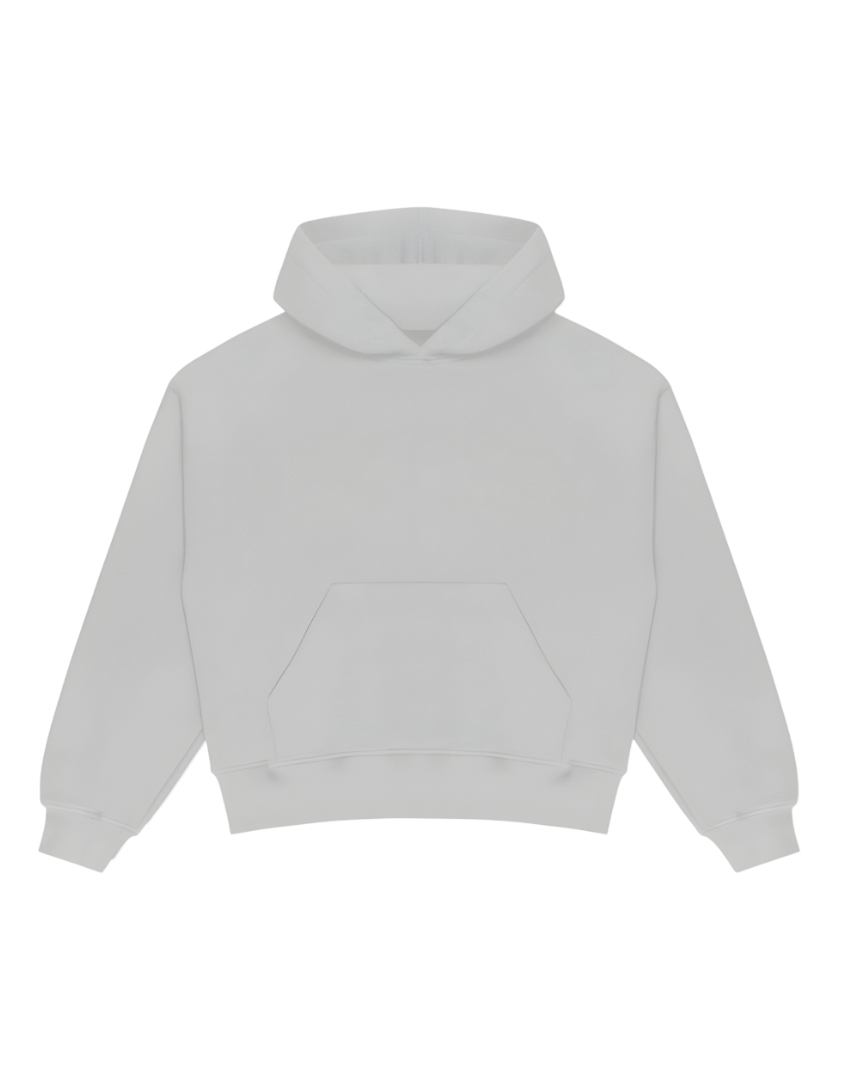 BLUZA Z KAPTUREM GREY BASIC